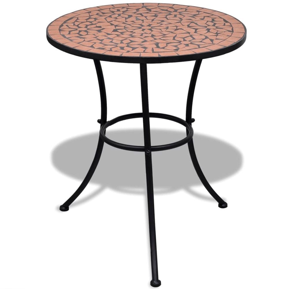vidaXL 3-Piece Bistro Set Ceramic Terracotta