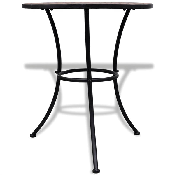 vidaXL 3-Piece Bistro Set Ceramic Terracotta