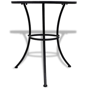 vidaXL 3-piece Bistro Set Ceramic Tile Blue and White