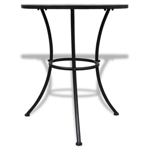 vidaXL 3-Piece Bistro Set Ceramic Terracotta and White