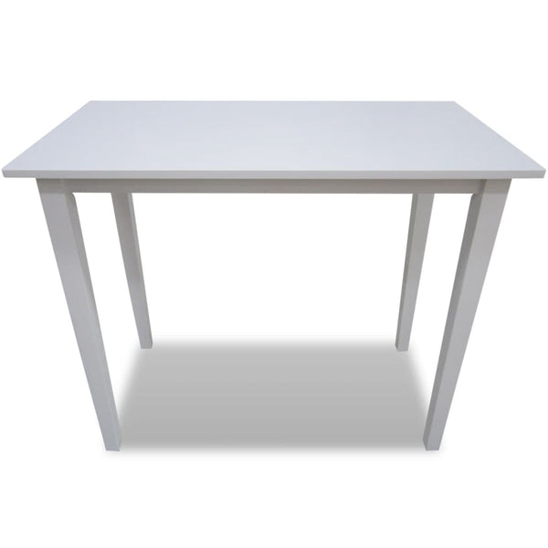 vidaXL White Wooden Bar Table