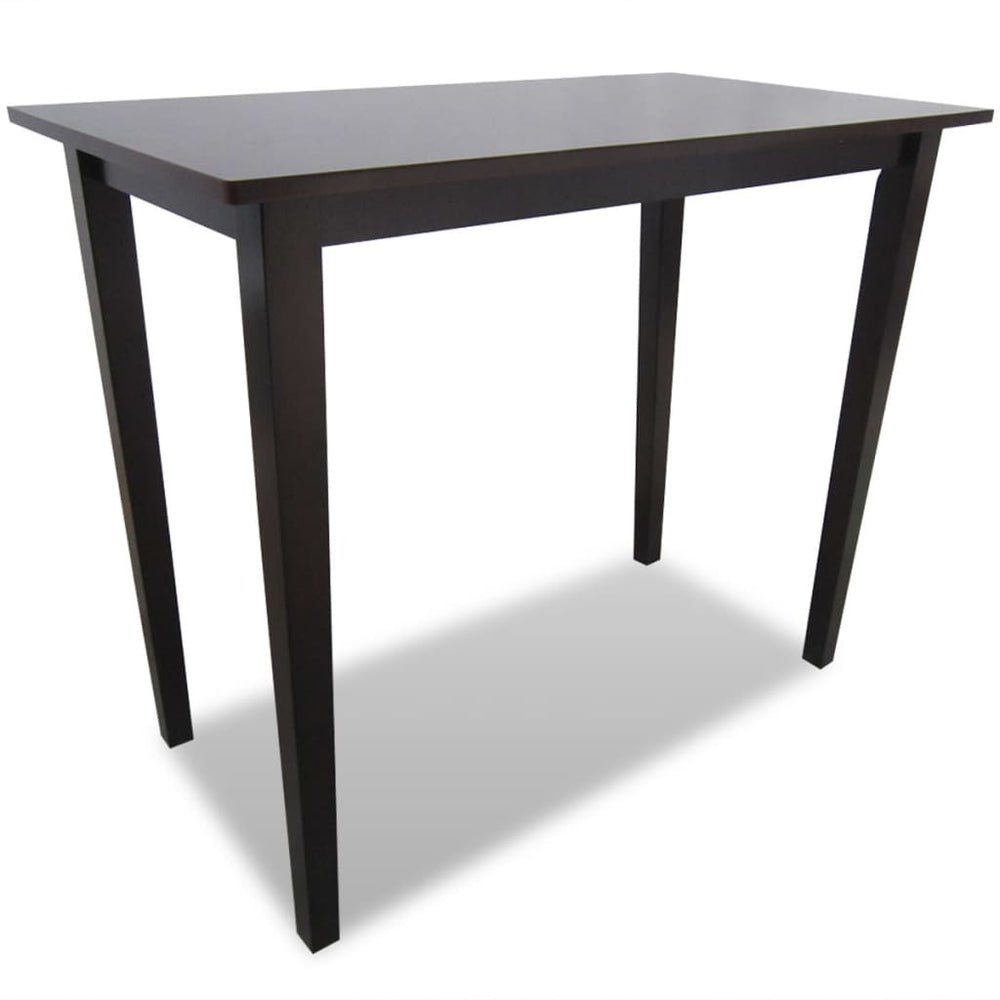 vidaXL Bar Table Wood Brown