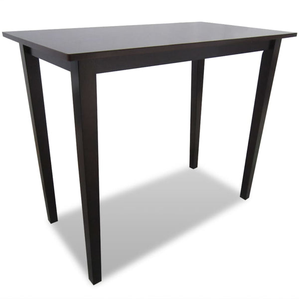 vidaXL Bar Table Wood Brown