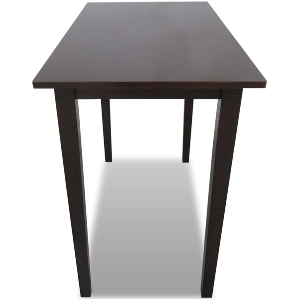vidaXL Bar Table Wood Brown