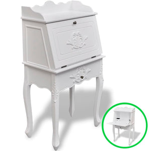 French Country Style Wooden Secretary Desk