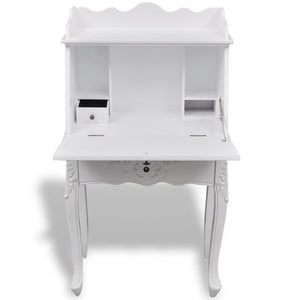 French Country Style Wooden Secretary Desk