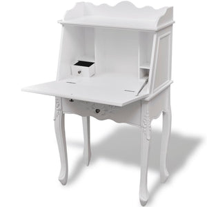 French Country Style Wooden Secretary Desk