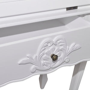 French Country Style Wooden Secretary Desk