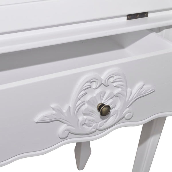 French Country Style Wooden Secretary Desk