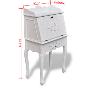 French Country Style Wooden Secretary Desk