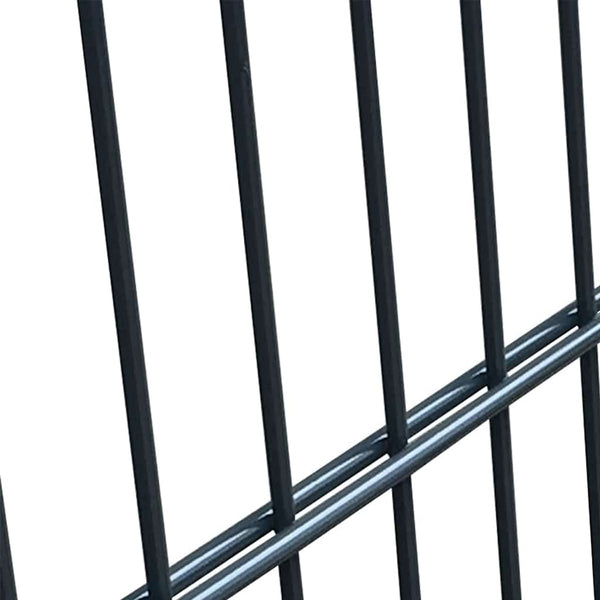 vidaXL 2D Garden Gate (Single) Anthracite Grey 100x80 cm