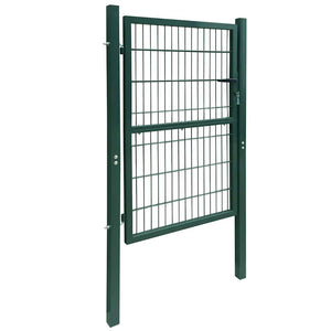 vidaXL 2D Garden Gate (Single) Green 100x140 cm