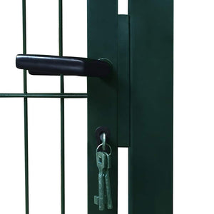 vidaXL 2D Garden Gate (Single) Green 100x140 cm