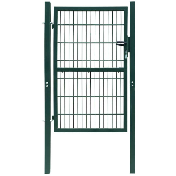 vidaXL 2D Garden Gate (Single) Green 100x180 cm