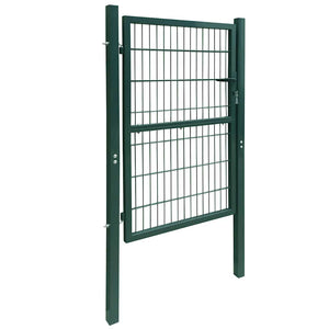 vidaXL 2D Garden Gate (Single) Green 100x180 cm