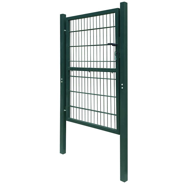 vidaXL 2D Garden Gate (Single) Green 100x180 cm