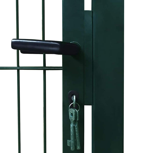 vidaXL 2D Garden Gate (Single) Green 100x180 cm