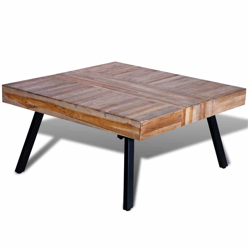 vidaXL Square Coffee Table Reclaimed Teak