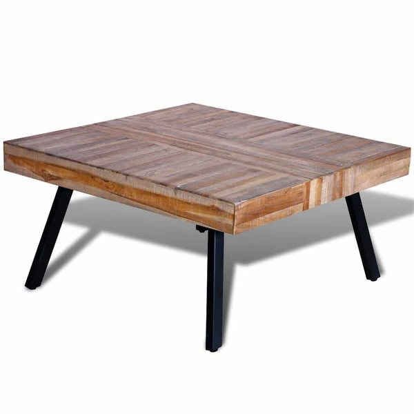 vidaXL Square Coffee Table Reclaimed Teak