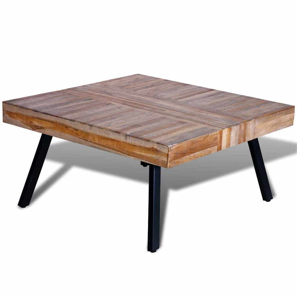vidaXL Square Coffee Table Reclaimed Teak