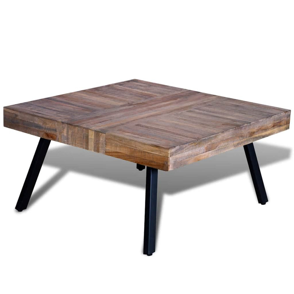 vidaXL Square Coffee Table Reclaimed Teak
