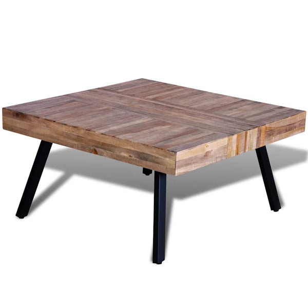 vidaXL Square Coffee Table Reclaimed Teak