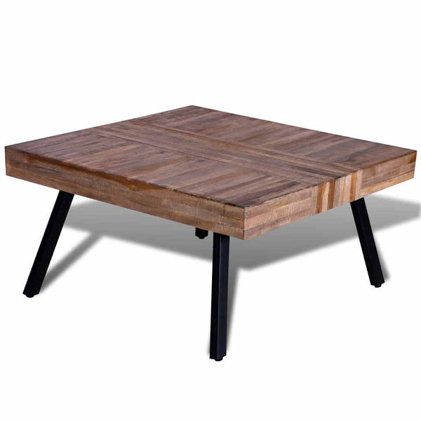 vidaXL Square Coffee Table Reclaimed Teak