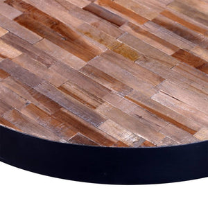 vidaXL Round Coffee Table Reclaimed Teak Wood