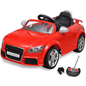 vidaXL Ride-On Car for Kids Audi TT RS with Remote Control Red