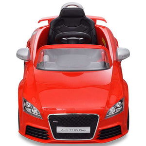 vidaXL Ride-On Car for Kids Audi TT RS with Remote Control Red