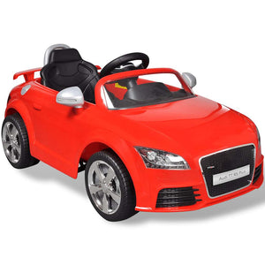 vidaXL Ride-On Car for Kids Audi TT RS with Remote Control Red