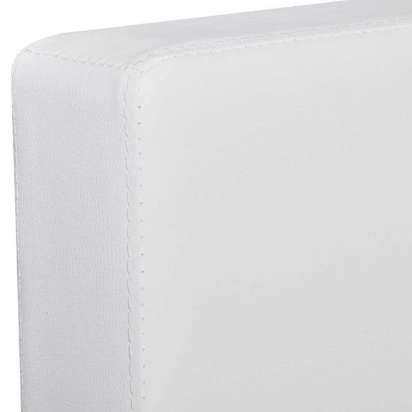 vidaXL Modular Sofa 3-Seater Artificial Leather White
