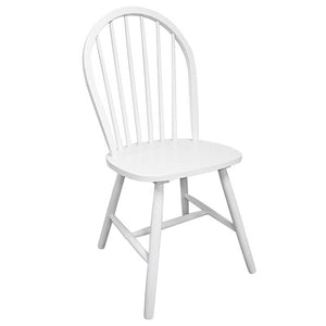 vidaXL Dining Chairs 4 pcs. White Solid Rubberwood
