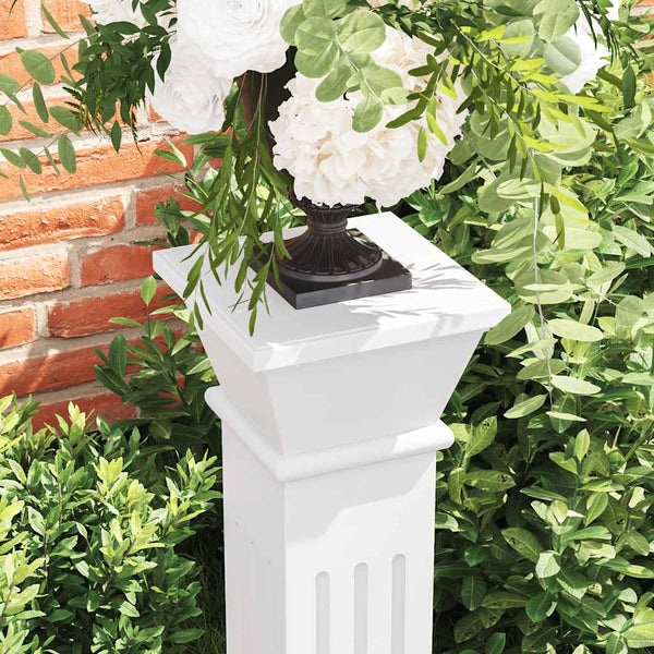 vidaXL Pedestal Plant Stand Classic Style Square MDF