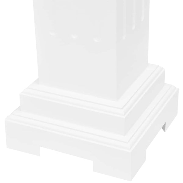 vidaXL Pedestal Plant Stand Classic Style Square MDF