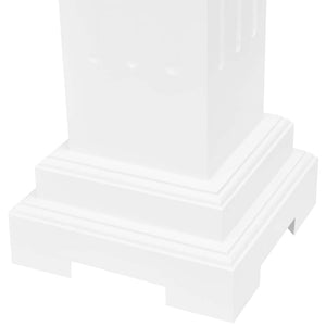 vidaXL Pedestal Plant Stand Classic Style Square MDF