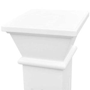 vidaXL Pedestal Plant Stand Classic Style Square MDF