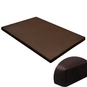 vidaXL Dog Bed Pet Mat Square Brown M