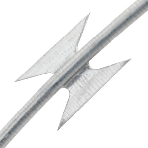 BTO-22 Concertina Razor Wire with Clips Galvanized Steel 150 m