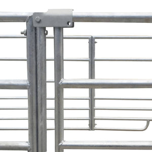 4-Sided Sheep Pen Galvanised Steel 183 x 183 x 92 cm