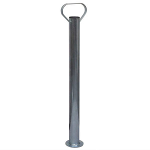 2 parking stands with 2 clamps for 48 mm jockey wheel
