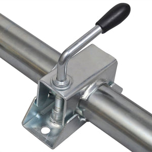 2 parking stands with 2 clamps for 48 mm jockey wheel