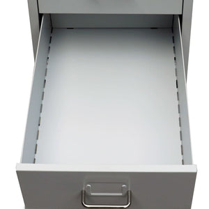 vidaXL 5-Drawer Filing Cabinet Grey 68.5 cm Steel