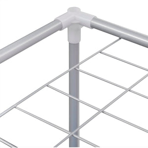 2-Compartment Laundry Hamper with Drying Rack