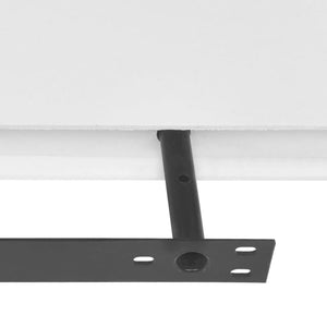 vidaXL Wall Shelves 2 pcs MDF White
