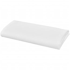 10 Dinner Dinner Napkins White 50 x 50 cm