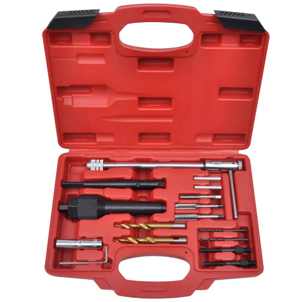 16-piece glow plug removal tool kit
