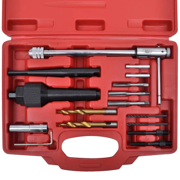 16-piece glow plug removal tool kit