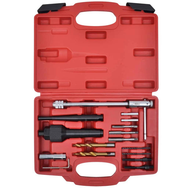 16-piece glow plug removal tool kit