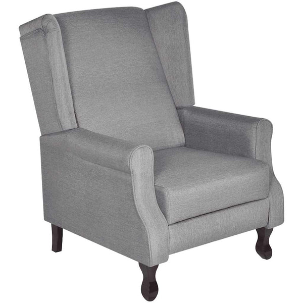 vidaXL Armchair Grey Fabric